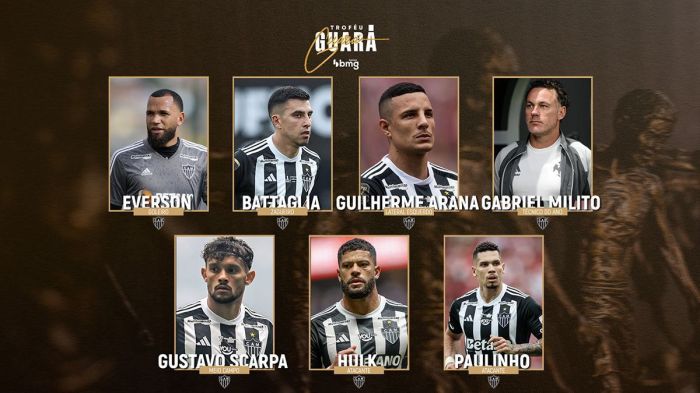 Eleitos do Atlético à seleção do Troféu Guará Bmg 2024