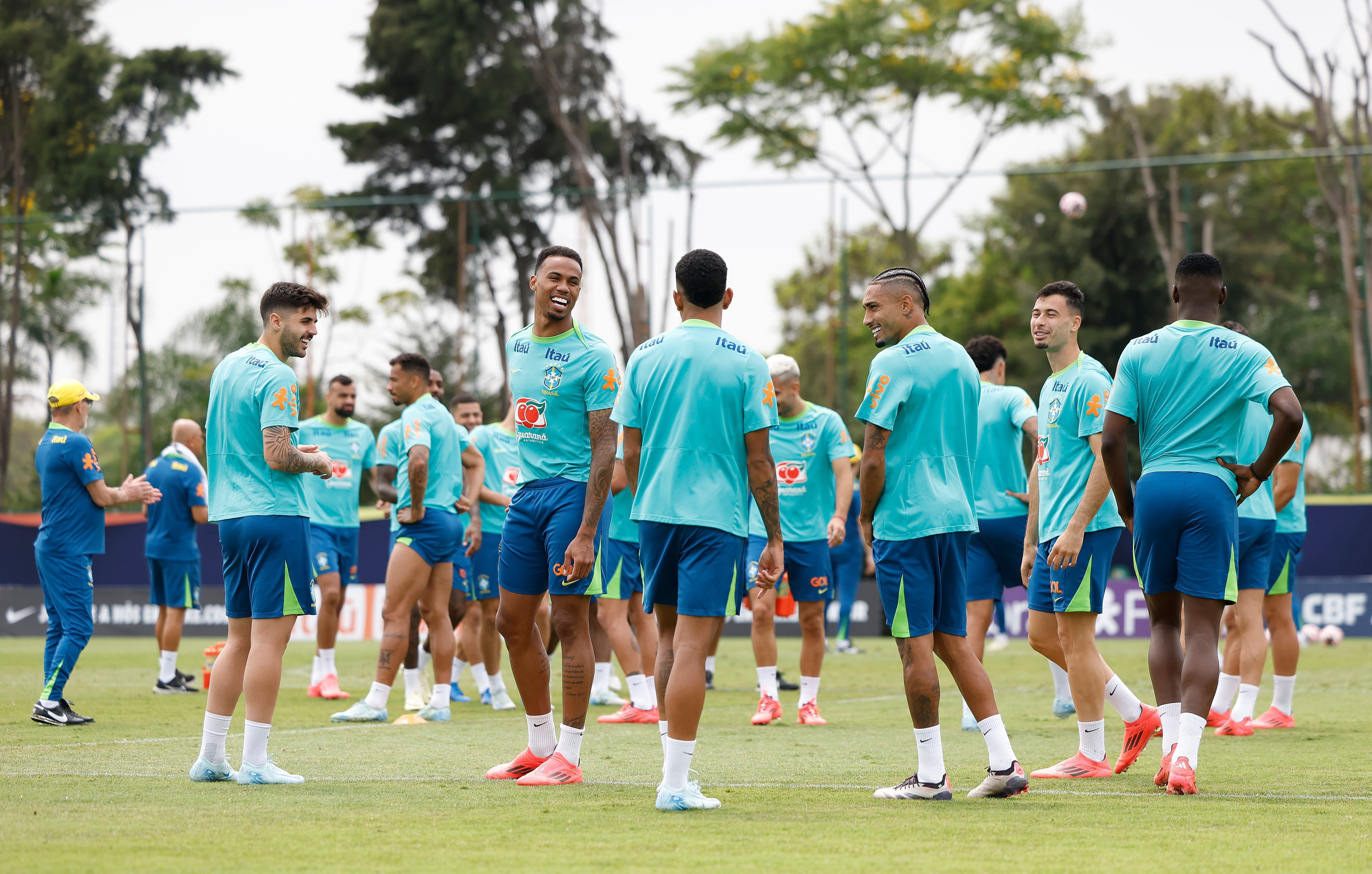Veja a numeração dos jogadores da Seleção para as duas partidas pelas Eliminatórias