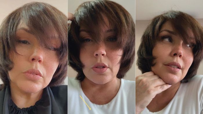 Em tratamento contra o câncer, cantora Simony mostra cabelo natural após precisar raspar. Em tratamento contra o câncer, cantora Simony mostra cabelo natural após precisar raspar.