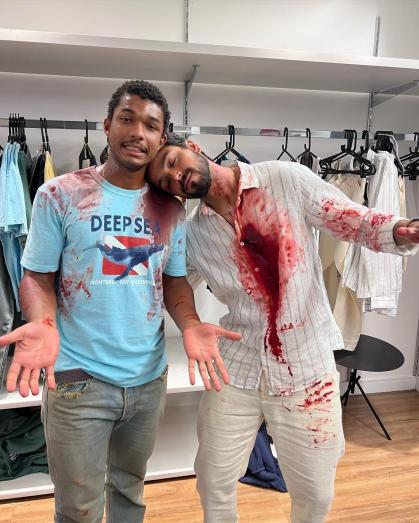 Rodrigo Simas nos bastidores das últimas cenas como José Venâncio em 'Renascer'