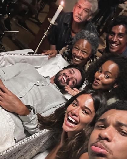 Rodrigo Simas nos bastidores das últimas cenas como José Venâncio em 'Renascer'