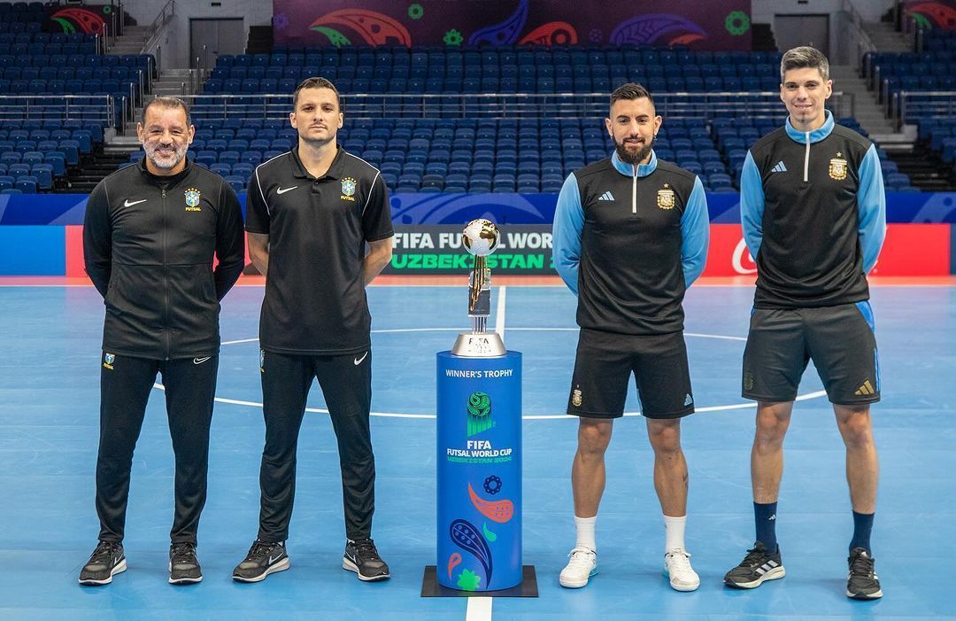 Brasil x Argentina: onde assistir à final da Copa do Mundo de Futsal