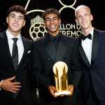 Joia do Barcelona critica Vini. Jr por ausência na cerimônia da Bola de Ouro