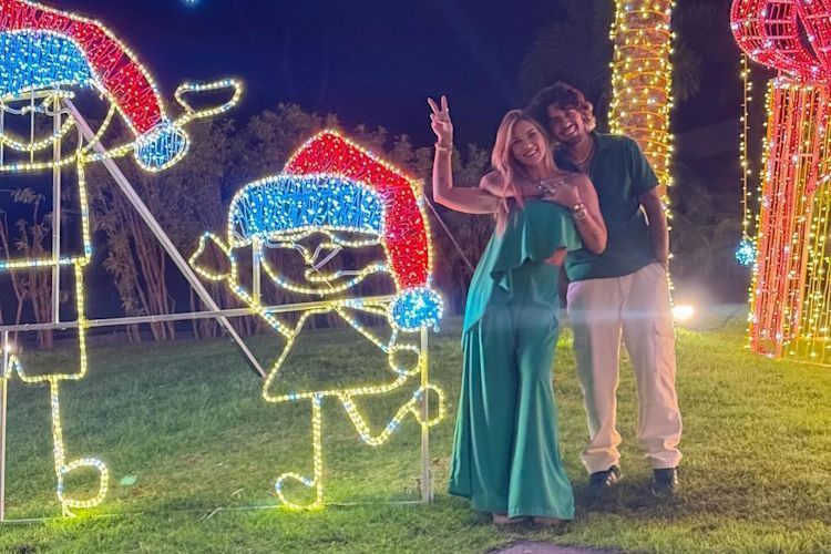 Virginia Fonseca surpreende com decoração natalina luxuosa: neve artificial e clima de shopping