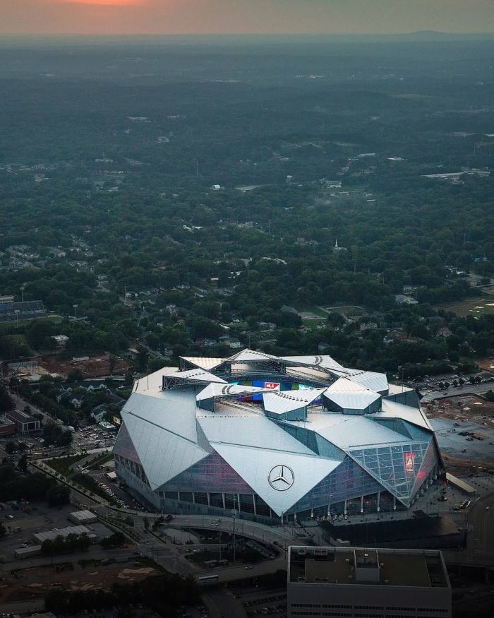 Mercedes-Benz Stadium, em Atlanta