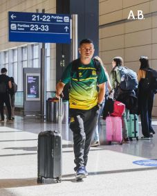 Bucaramanga chega a Belo Horizonte para jogo contra o Atlético