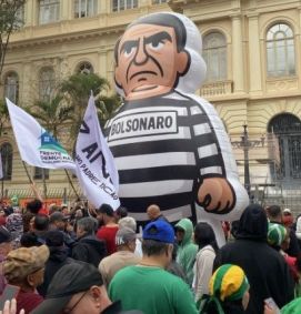 Ato da esquerda no feriado de 7 de setembro, em São Paulo