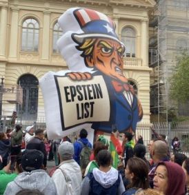 Ato da esquerda no feriado de 7 de setembro, em São Paulo