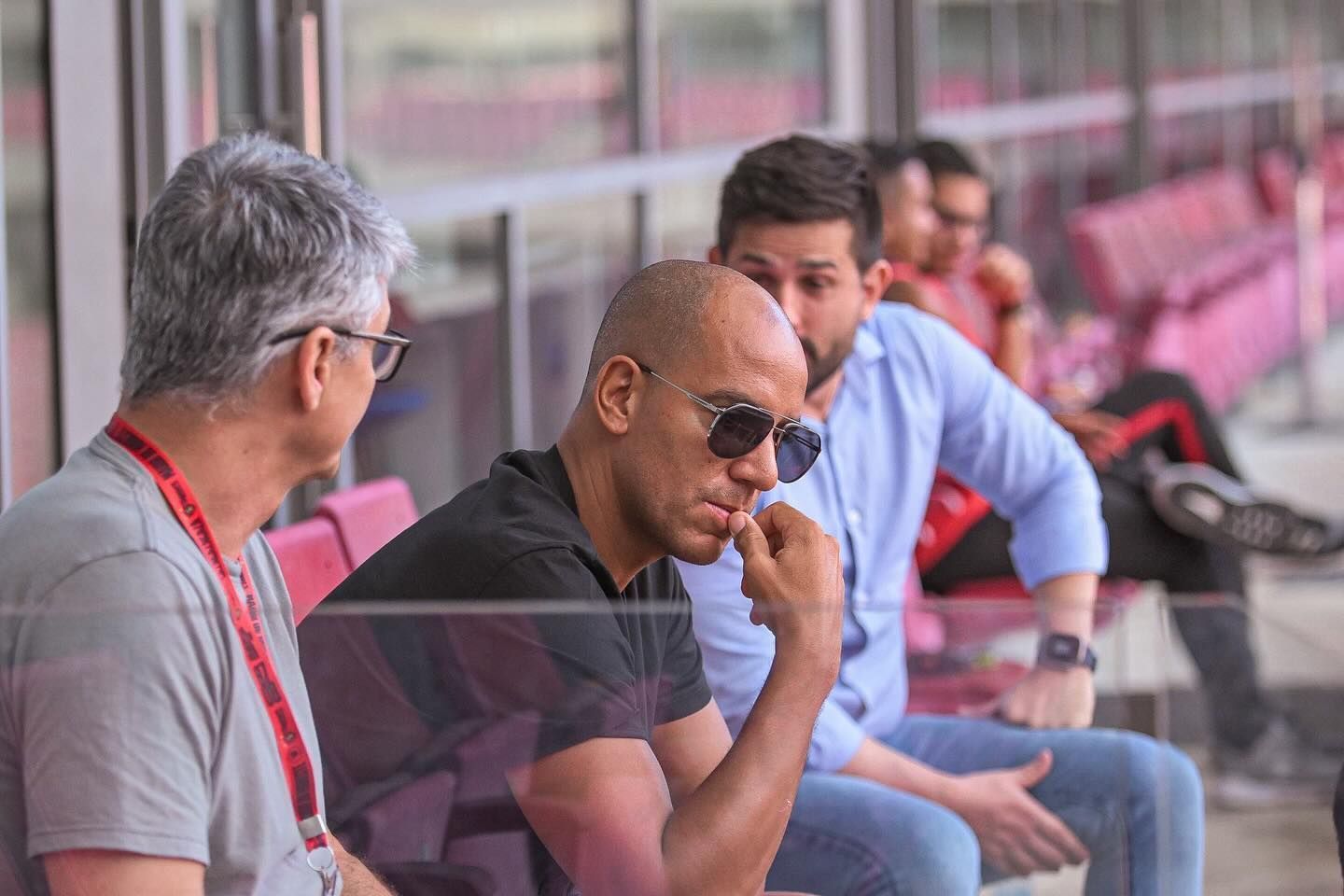 Olho na base: Pepa acompanha jogo do Sport no Brasileirão de Aspirantes