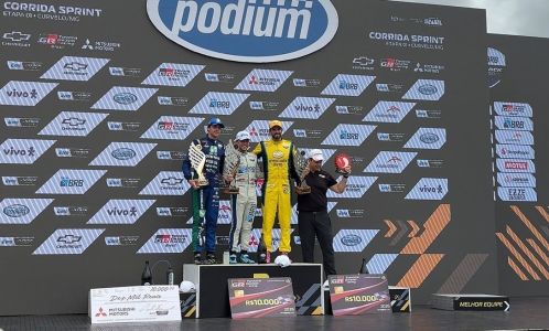 Pódio da Sprint em Curvelo pela Stock Car 2026