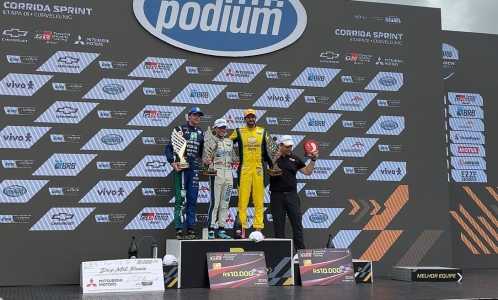 Pódio da Sprint em Curvelo pela Stock Car 2026