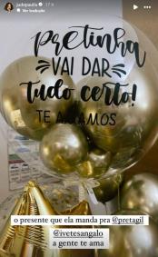 Familiares e amigos comemoram alta de Preta Gil
