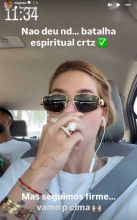Virginia acompanha live de religioso e atualiza estado de saúde