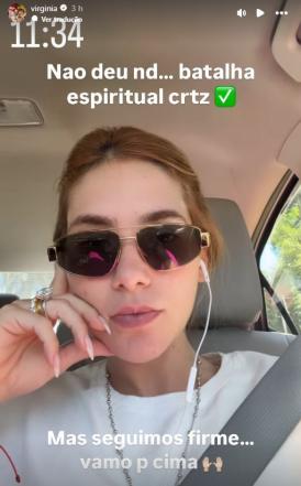 Virginia acompanha live de religioso e atualiza estado de saúde