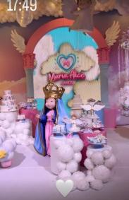 Virginia celebra aniversário de Maria Alice