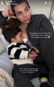Petra Mattar atualiza estado de saúde de Makai nas redes sociais
