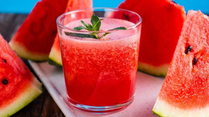 Suco de melancia com gengibre: hidratação e energia