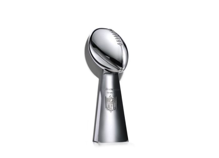 Troféu Vince Lombardi é confeccionado pela grife de luxo Tiffany&Co