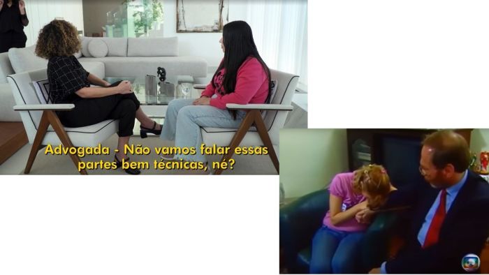 O comportamento de Natalia Becker também foi comparado: alguns apontaram que em diversos momentos, tanto Suzane quanto Natalia decidiram não responder algumas perguntas feitas pelos repórteres. O comportamento de Natalia Becker também foi comparado: alguns apontaram que em diversos momentos, tanto Suzane quanto Natalia decidiram não responder algumas perguntas feitas pelos repórteres.