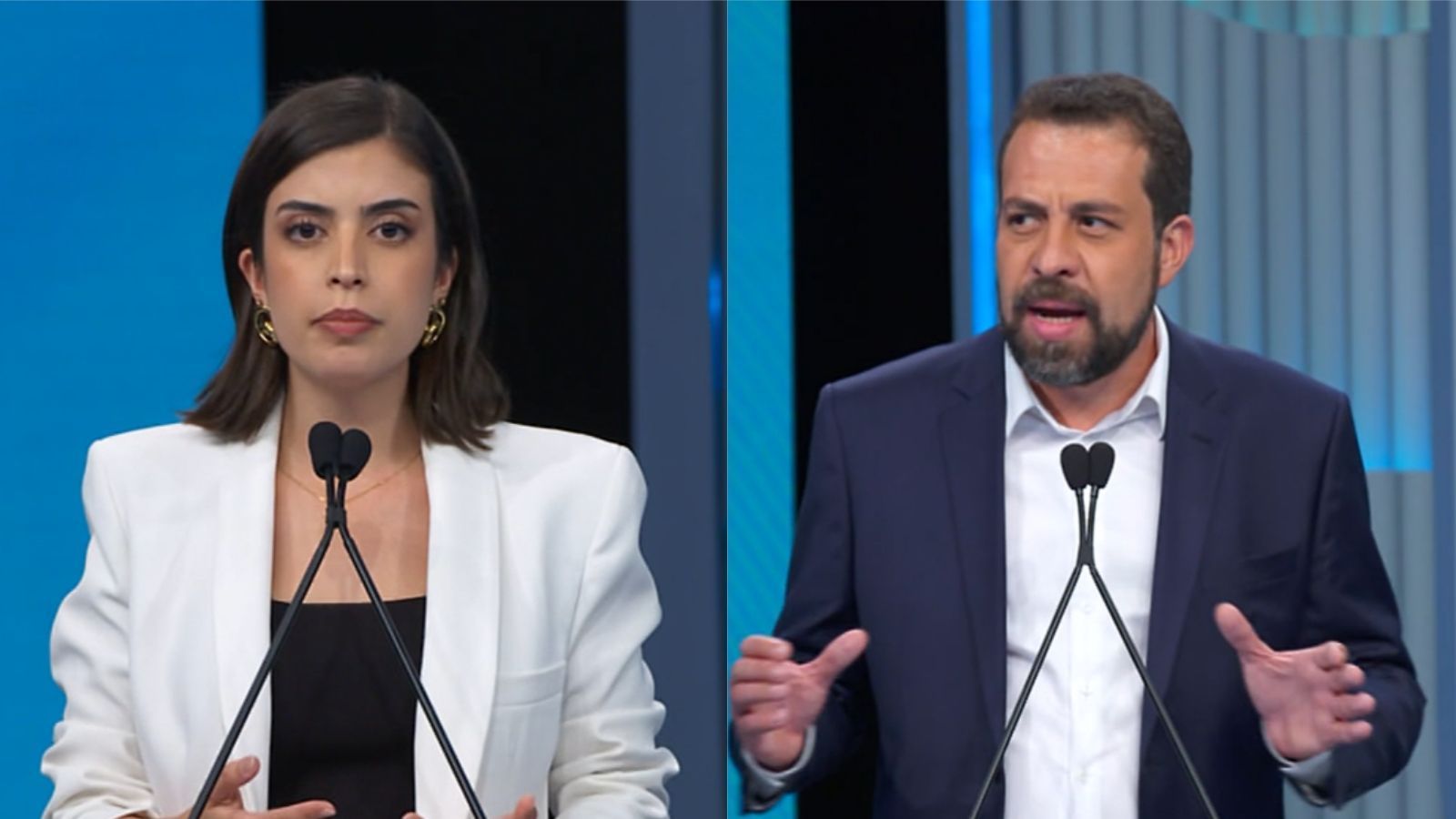 Debate em SP: por voto útil, Tabata tenta puxar contradições entre ideologias e propostas de Boulos