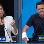 Tabata ironiza uso de gesso por Marçal: 'cenográfico há três semanas'