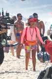 Tais Araujo, Bella Campos e Alice Wegmann gravam 'Vale Tudo' em praia do Rio