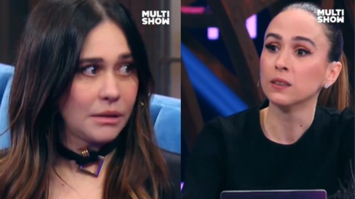 Tata Werneck se apavora após declaração de Alessandra Negrini sobre seu marido, Rafa Vitti