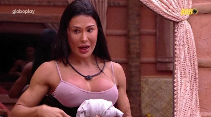 Gracyanne em conversa com Thamiris no BBB 25