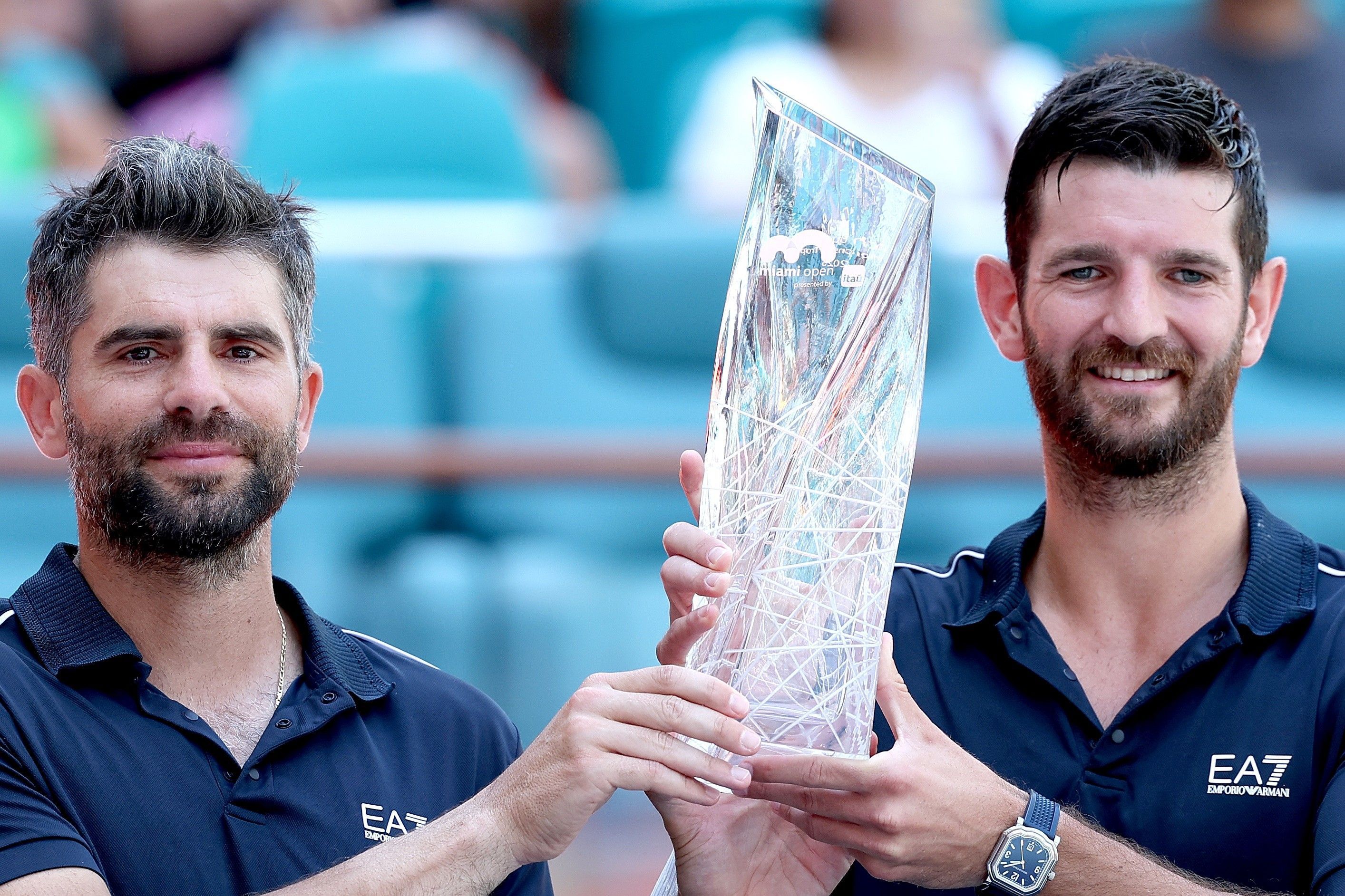 Italianos surpreendem dupla favorita e conquistam título do Miami Open