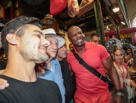 Terry esteve no Mercadão de São Paulo
