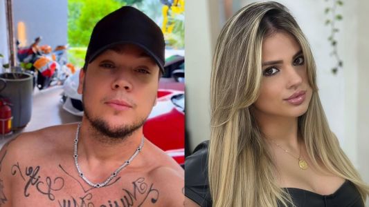 Belo e a ex-namorada, a influenciadora Karen Martins