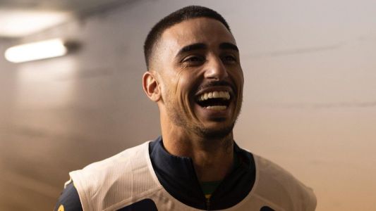 Atacante Thiago Galhardo durante passagem pela Seleção Brasileira