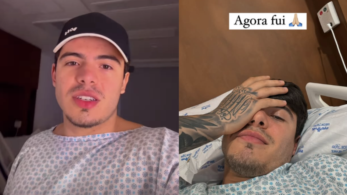 Thomaz Costa passa por cirurgia de urgência e atualiza estado de saúde: 'Capotei'