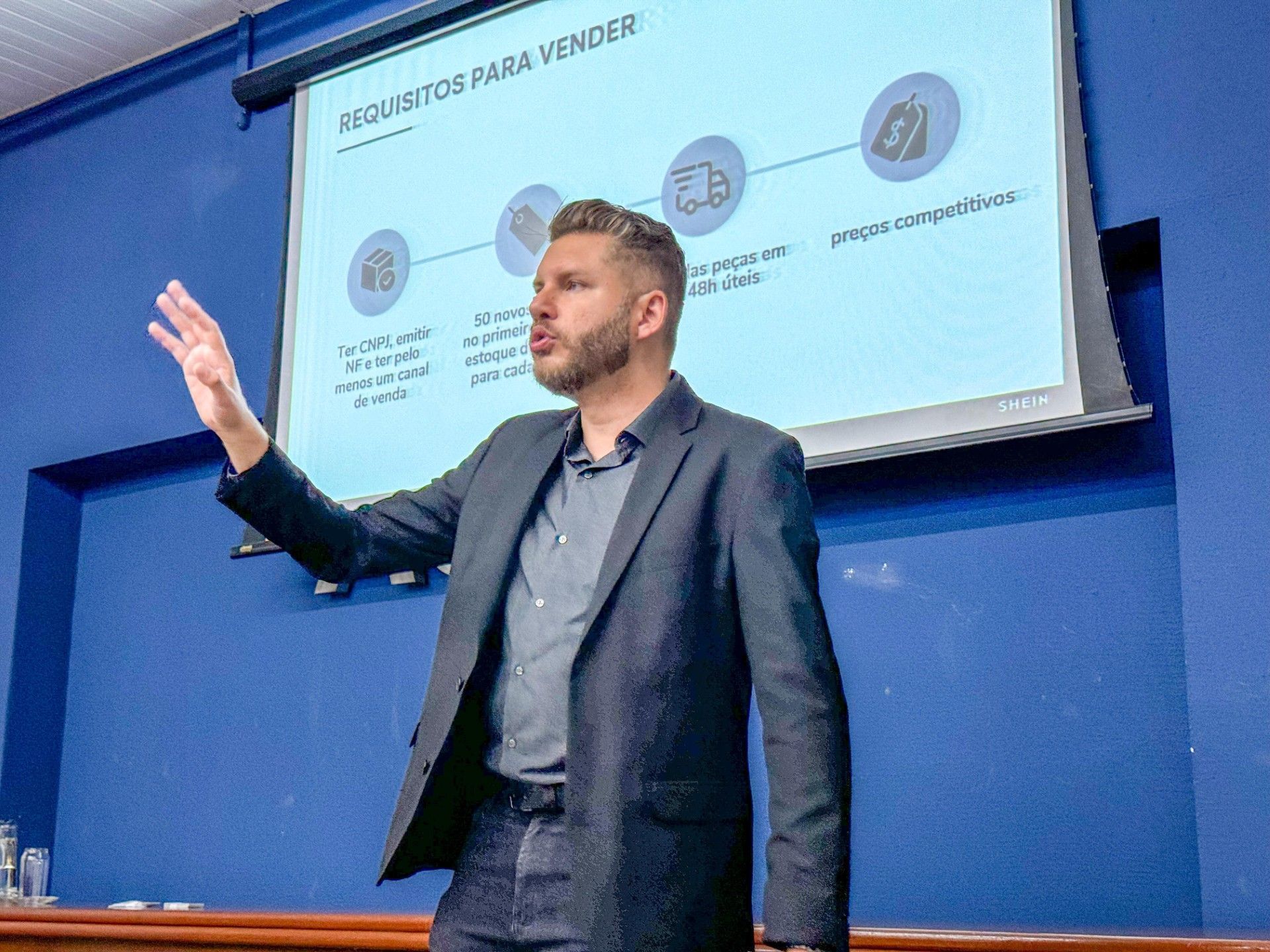 Executivo da Shein faz palestra em Varginha