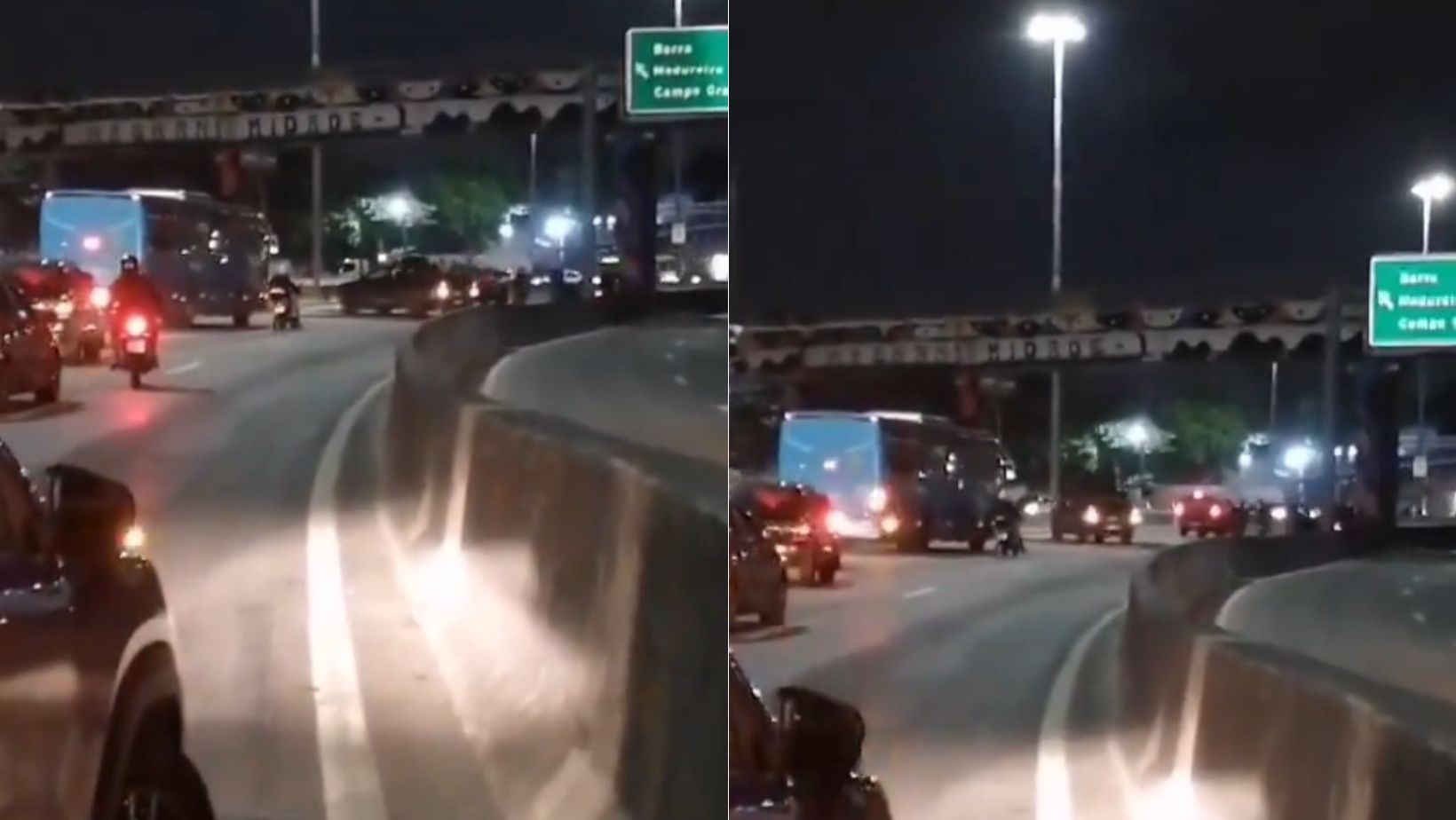 Tiroteio na Avenida Brasil tem um morto, corre-corre e batalhão de choque atingido; veja vídeo