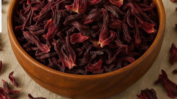 Tônico de hibisco para queda de cabelo e fortalecimento