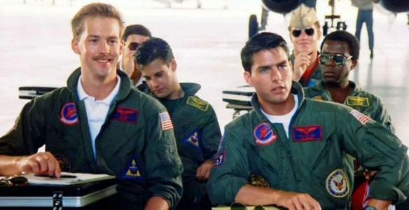 Maverick e Goose em Top Gun: Ases indomáveis