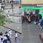 Torcedora com camisa da Galoucura é agredida por integrantes da Máfia Azul em BH; veja vídeo