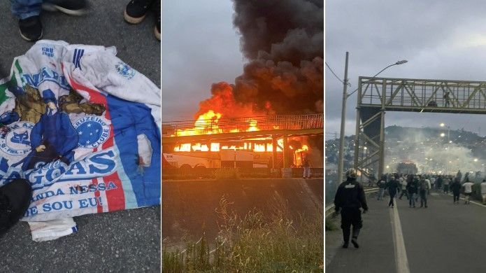 Vídeo: confronto entre organizadas de Cruzeiro e Palmeiras deixa morto e feridos em SP