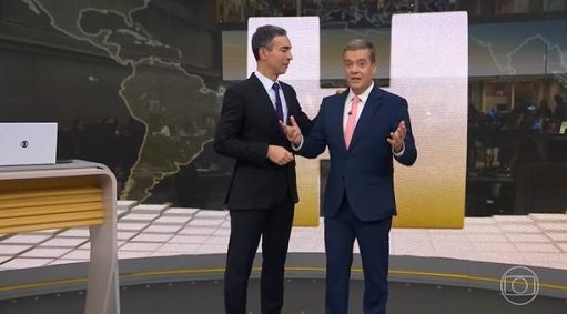 Tralli recebeu Kovalick no Jornal Hoje