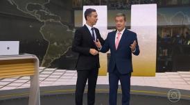 Tralli recebeu Kovalick no Jornal Hoje