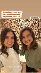 Fátima Bernardes e Túlio Gadêlha visitam Isabela Scalabrini e o marido dela em BH