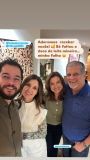 Fátima Bernardes e Túlio Gadêlha visitam Isabela Scalabrini e o marido dela em BH