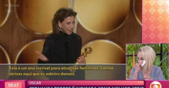 Ana Maria reage a indicações de Fernanda Torres e "Ainda Estou Aqui"