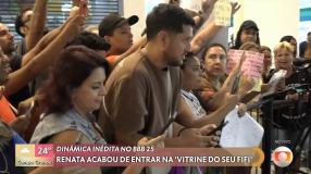 Mãe de Eva leva mensagem para Renata