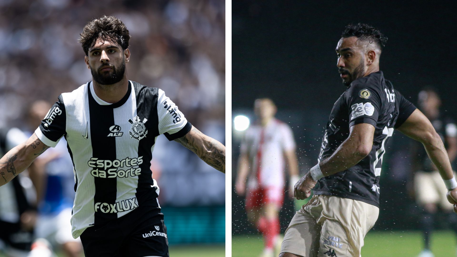 Corinthians e Vasco se enfrentam em 'jogo de seis pontos' por Pré-Libertadores