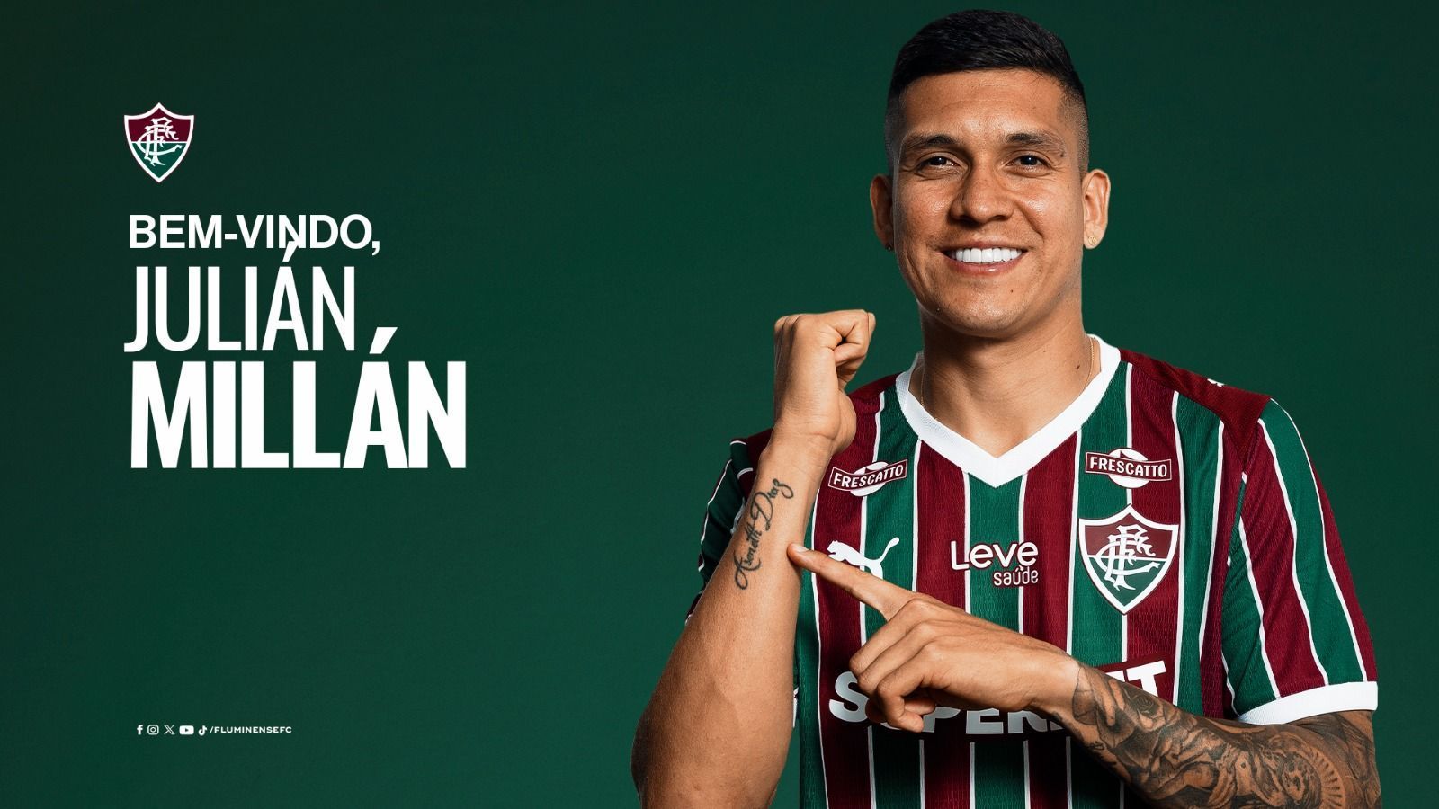 Fluminense anuncia a contratação de zagueiro colombiano Julián Millán