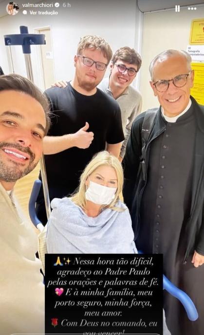 Val Marchiori foi diagnosticada com câncer de mama