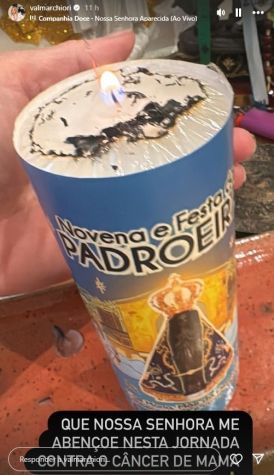 Val Marchiori foi diagnosticada com câncer de mama