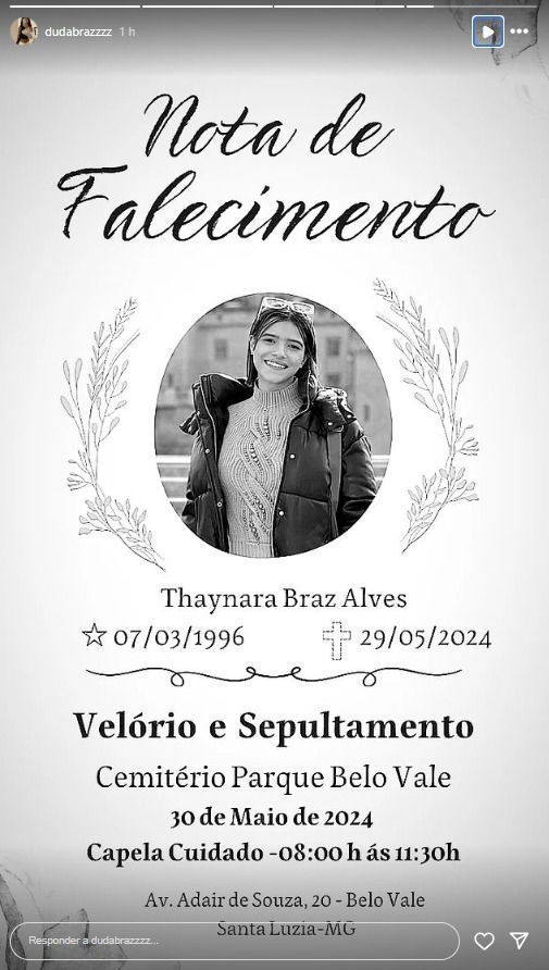 Velório de mulher morta após plásticas em BH acontece nesta quinta-feira (30).